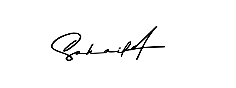 You should practise on your own different ways (Asem Kandis PERSONAL USE) to write your name (Sohail A) in signature. don't let someone else do it for you. Sohail A signature style 9 images and pictures png