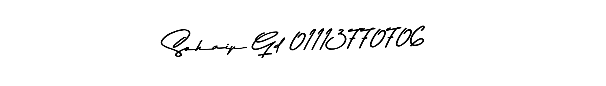 Use a signature maker to create a handwritten signature online. With this signature software, you can design (Asem Kandis PERSONAL USE) your own signature for name Sohaip Gd 01113770706. Sohaip Gd 01113770706 signature style 9 images and pictures png