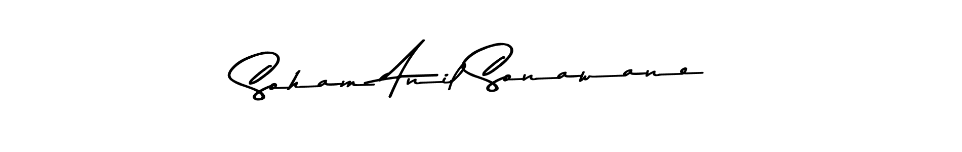 Soham Anil Sonawane stylish signature style. Best Handwritten Sign (Asem Kandis PERSONAL USE) for my name. Handwritten Signature Collection Ideas for my name Soham Anil Sonawane. Soham Anil Sonawane signature style 9 images and pictures png