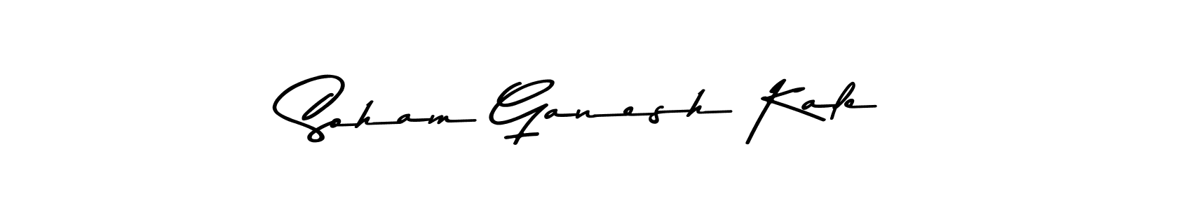 The best way (Asem Kandis PERSONAL USE) to make a short signature is to pick only two or three words in your name. The name Soham Ganesh Kale include a total of six letters. For converting this name. Soham Ganesh Kale signature style 9 images and pictures png