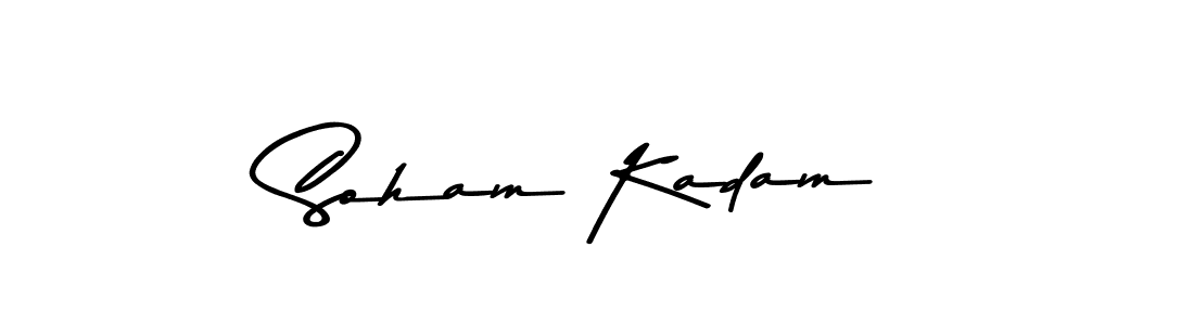 Also You can easily find your signature by using the search form. We will create Soham Kadam name handwritten signature images for you free of cost using Asem Kandis PERSONAL USE sign style. Soham Kadam signature style 9 images and pictures png