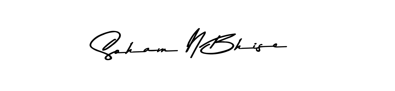 if you are searching for the best signature style for your name Soham N Bhise. so please give up your signature search. here we have designed multiple signature styles  using Asem Kandis PERSONAL USE. Soham N Bhise signature style 9 images and pictures png