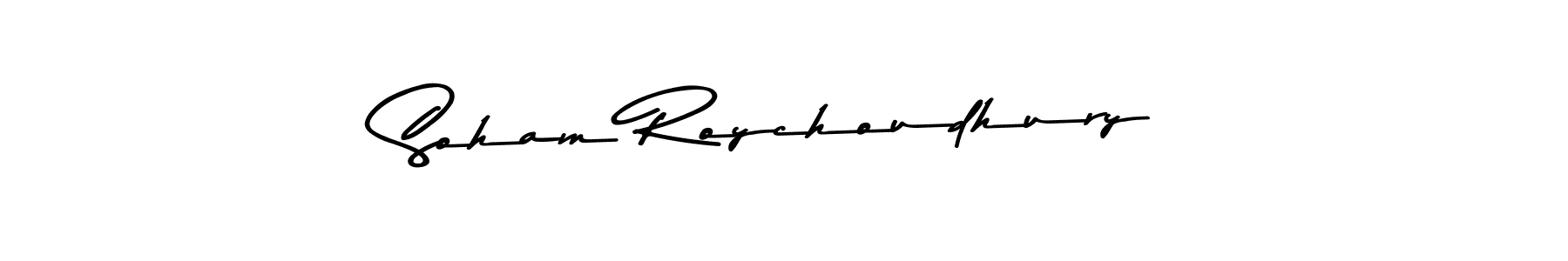 Make a beautiful signature design for name Soham Roychoudhury. With this signature (Asem Kandis PERSONAL USE) style, you can create a handwritten signature for free. Soham Roychoudhury signature style 9 images and pictures png