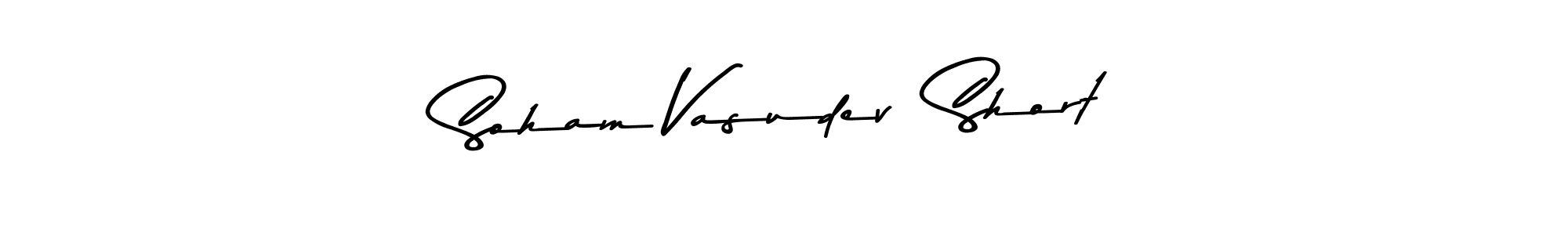 Create a beautiful signature design for name Soham Vasudev  Short. With this signature (Asem Kandis PERSONAL USE) fonts, you can make a handwritten signature for free. Soham Vasudev  Short signature style 9 images and pictures png