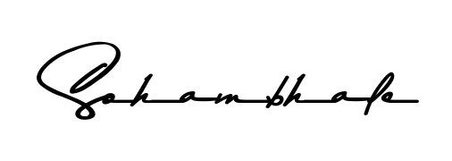 Personalize your online presence with Sohambhale signature rendered in elegant Asem Kandis PERSONAL USE font. Great for website footers and blogs. Sohambhale signature style 9 images and pictures png
