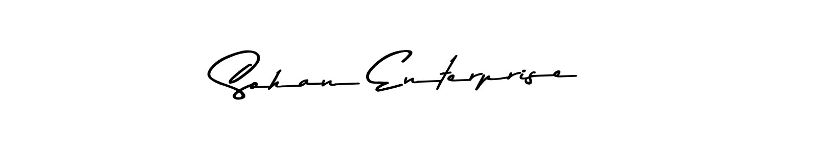 Sohan Enterprise stylish signature style. Best Handwritten Sign (Asem Kandis PERSONAL USE) for my name. Handwritten Signature Collection Ideas for my name Sohan Enterprise. Sohan Enterprise signature style 9 images and pictures png