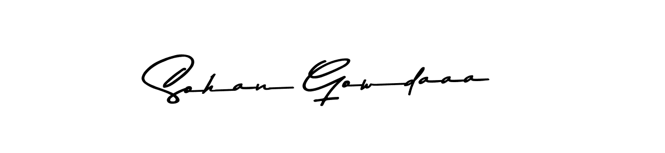 Make a short Sohan Gowdaaa signature style. Manage your documents anywhere anytime using Asem Kandis PERSONAL USE. Create and add eSignatures, submit forms, share and send files easily. Sohan Gowdaaa signature style 9 images and pictures png