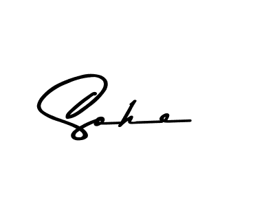 Use a signature maker to create a handwritten signature online. With this signature software, you can design (Asem Kandis PERSONAL USE) your own signature for name Sohe. Sohe signature style 9 images and pictures png