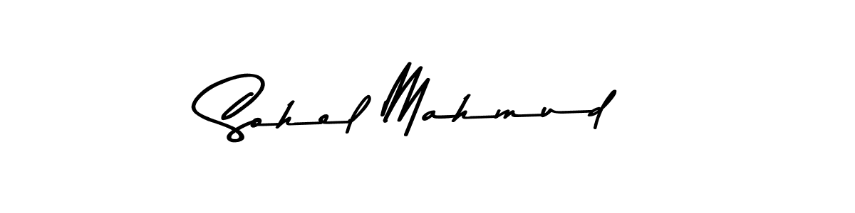 Create a beautiful signature design for name Sohel Mahmud. With this signature (Asem Kandis PERSONAL USE) fonts, you can make a handwritten signature for free. Sohel Mahmud signature style 9 images and pictures png