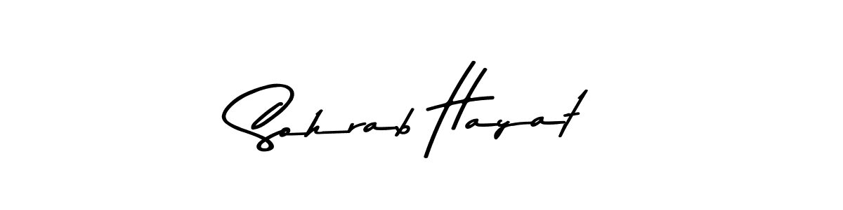 Here are the top 10 professional signature styles for the name Sohrab Hayat. These are the best autograph styles you can use for your name. Sohrab Hayat signature style 9 images and pictures png