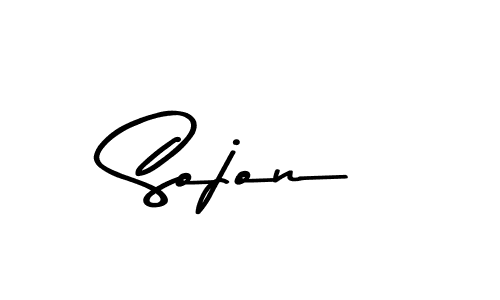 Make a beautiful signature design for name Sojon. With this signature (Asem Kandis PERSONAL USE) style, you can create a handwritten signature for free. Sojon signature style 9 images and pictures png