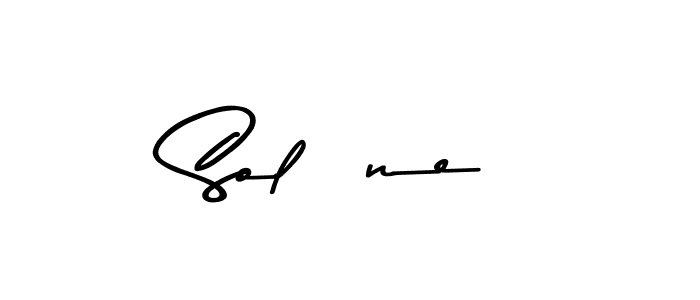 Design your own signature with our free online signature maker. With this signature software, you can create a handwritten (Asem Kandis PERSONAL USE) signature for name SolÈne. SolÈne signature style 9 images and pictures png