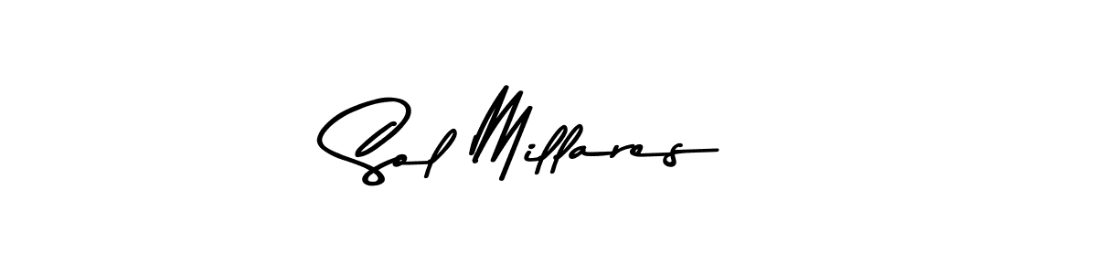 Make a beautiful signature design for name Sol Millares. Use this online signature maker to create a handwritten signature for free. Sol Millares signature style 9 images and pictures png