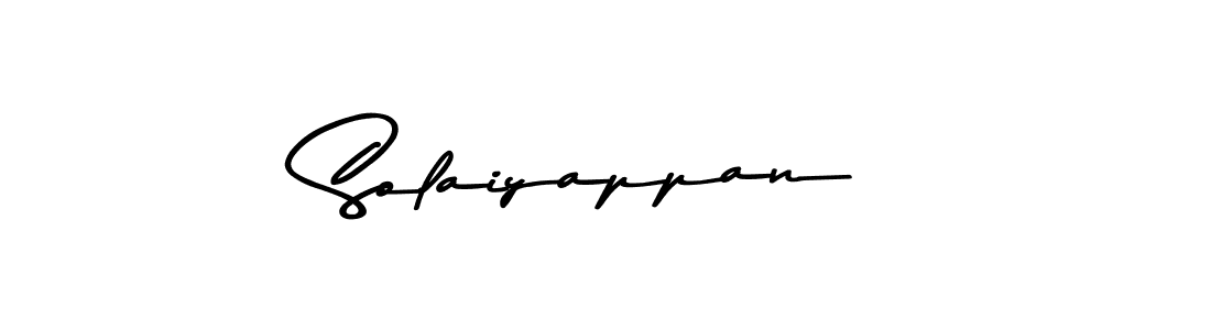 Also we have Solaiyappan name is the best signature style. Create professional handwritten signature collection using Asem Kandis PERSONAL USE autograph style. Solaiyappan signature style 9 images and pictures png
