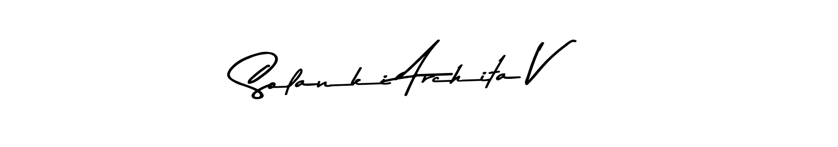 Similarly Asem Kandis PERSONAL USE is the best handwritten signature design. Signature creator online .You can use it as an online autograph creator for name Solanki Archita V. Solanki Archita V signature style 9 images and pictures png