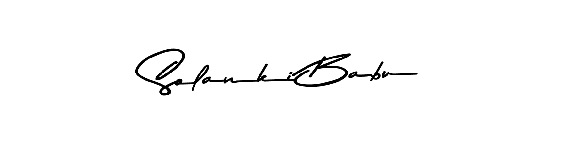 Similarly Asem Kandis PERSONAL USE is the best handwritten signature design. Signature creator online .You can use it as an online autograph creator for name Solanki Babu. Solanki Babu signature style 9 images and pictures png