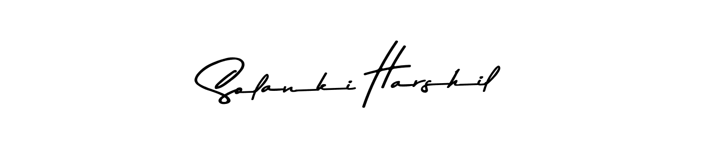 Similarly Asem Kandis PERSONAL USE is the best handwritten signature design. Signature creator online .You can use it as an online autograph creator for name Solanki Harshil. Solanki Harshil signature style 9 images and pictures png