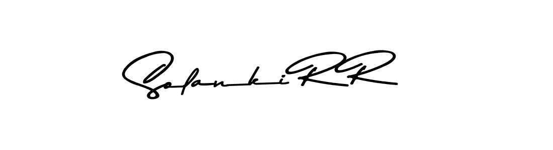 Solanki R R stylish signature style. Best Handwritten Sign (Asem Kandis PERSONAL USE) for my name. Handwritten Signature Collection Ideas for my name Solanki R R. Solanki R R signature style 9 images and pictures png