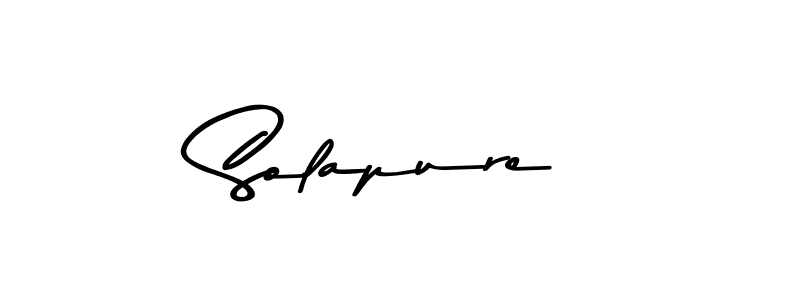 Use a signature maker to create a handwritten signature online. With this signature software, you can design (Asem Kandis PERSONAL USE) your own signature for name Solapure. Solapure signature style 9 images and pictures png