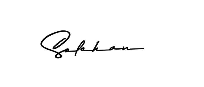 You should practise on your own different ways (Asem Kandis PERSONAL USE) to write your name (Solehan) in signature. don't let someone else do it for you. Solehan signature style 9 images and pictures png