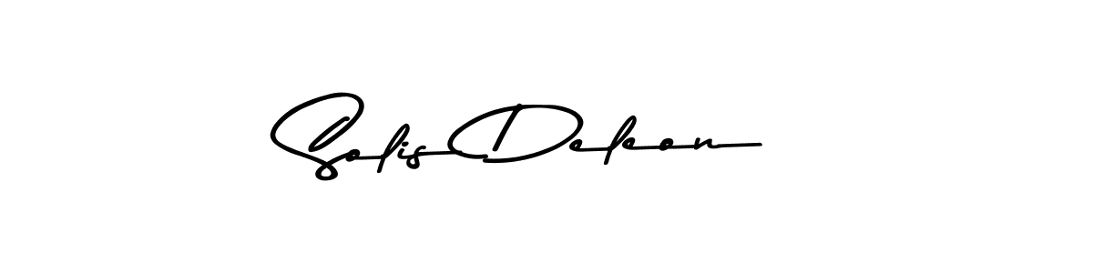 Similarly Asem Kandis PERSONAL USE is the best handwritten signature design. Signature creator online .You can use it as an online autograph creator for name Solis Deleon. Solis Deleon signature style 9 images and pictures png