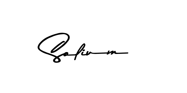 Solium stylish signature style. Best Handwritten Sign (Asem Kandis PERSONAL USE) for my name. Handwritten Signature Collection Ideas for my name Solium. Solium signature style 9 images and pictures png