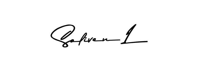 Make a beautiful signature design for name Soliven L. Use this online signature maker to create a handwritten signature for free. Soliven L signature style 9 images and pictures png