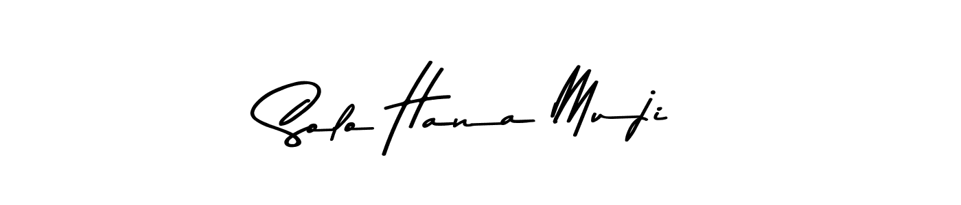 How to make Solo Hana Muji signature? Asem Kandis PERSONAL USE is a professional autograph style. Create handwritten signature for Solo Hana Muji name. Solo Hana Muji signature style 9 images and pictures png