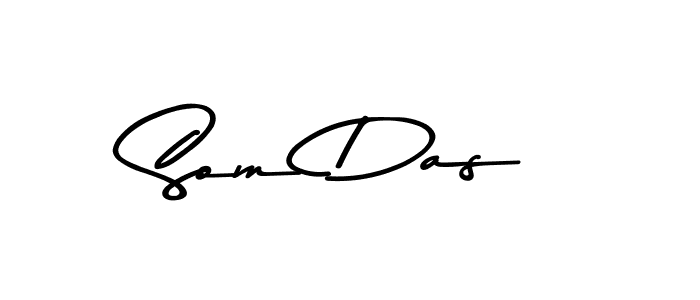 How to make Som Das signature? Asem Kandis PERSONAL USE is a professional autograph style. Create handwritten signature for Som Das name. Som Das signature style 9 images and pictures png