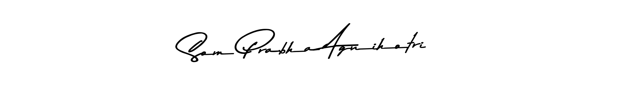 You should practise on your own different ways (Asem Kandis PERSONAL USE) to write your name (Som Prabha Agnihotri) in signature. don't let someone else do it for you. Som Prabha Agnihotri signature style 9 images and pictures png