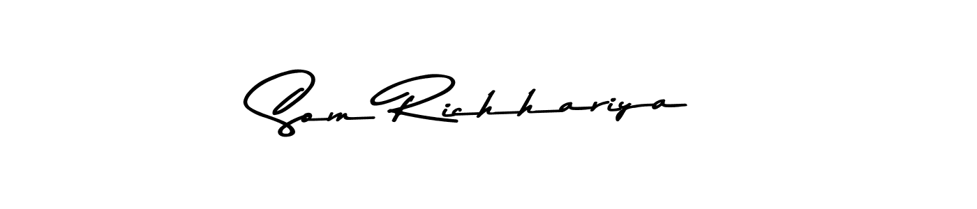 Best and Professional Signature Style for Som Richhariya. Asem Kandis PERSONAL USE Best Signature Style Collection. Som Richhariya signature style 9 images and pictures png