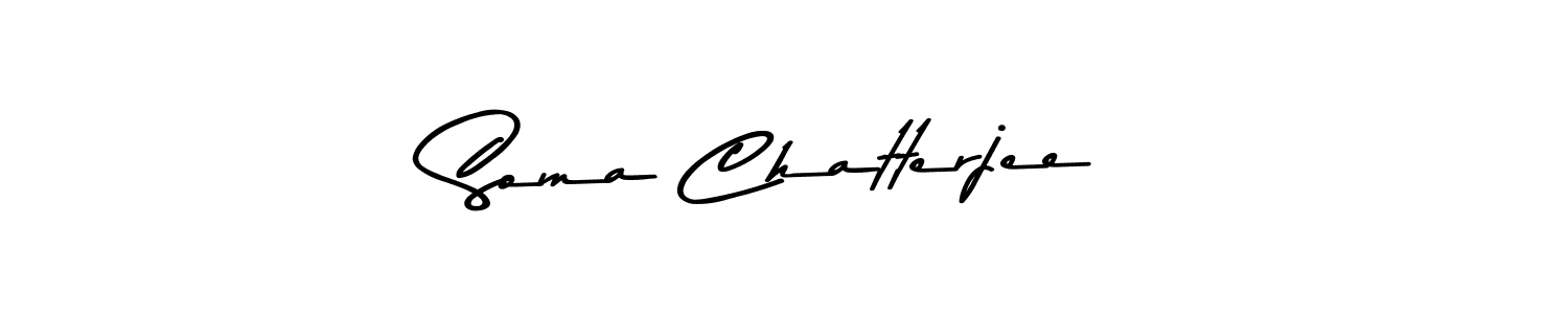 You should practise on your own different ways (Asem Kandis PERSONAL USE) to write your name (Soma Chatterjee) in signature. don't let someone else do it for you. Soma Chatterjee signature style 9 images and pictures png