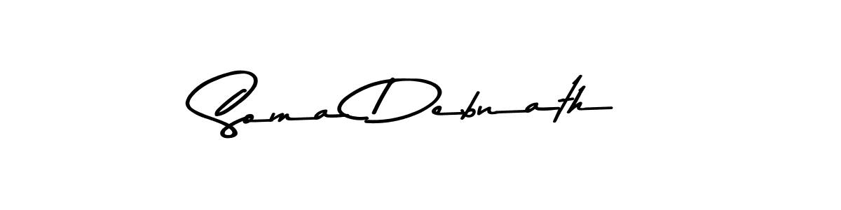 Use a signature maker to create a handwritten signature online. With this signature software, you can design (Asem Kandis PERSONAL USE) your own signature for name Soma Debnath. Soma Debnath signature style 9 images and pictures png