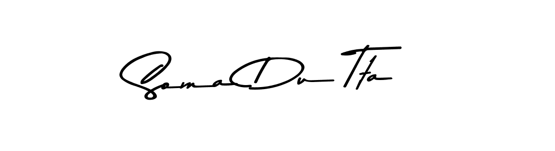 Use a signature maker to create a handwritten signature online. With this signature software, you can design (Asem Kandis PERSONAL USE) your own signature for name Soma Du Tta. Soma Du Tta signature style 9 images and pictures png