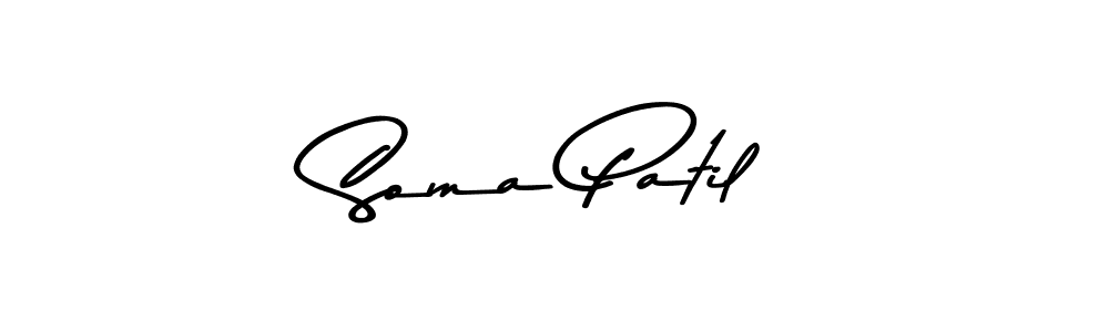 Make a beautiful signature design for name Soma Patil. Use this online signature maker to create a handwritten signature for free. Soma Patil signature style 9 images and pictures png