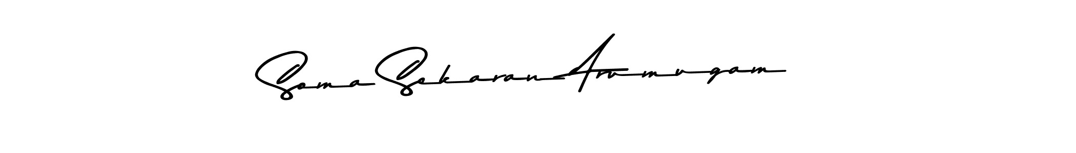 Use a signature maker to create a handwritten signature online. With this signature software, you can design (Asem Kandis PERSONAL USE) your own signature for name Soma Sekaran Arumugam. Soma Sekaran Arumugam signature style 9 images and pictures png