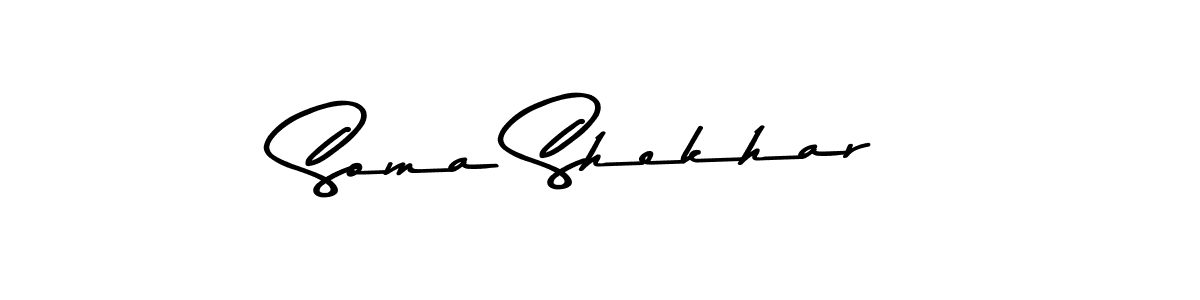 Create a beautiful signature design for name Soma Shekhar. With this signature (Asem Kandis PERSONAL USE) fonts, you can make a handwritten signature for free. Soma Shekhar signature style 9 images and pictures png