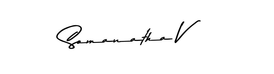 Make a beautiful signature design for name Somanatha V. Use this online signature maker to create a handwritten signature for free. Somanatha V signature style 9 images and pictures png