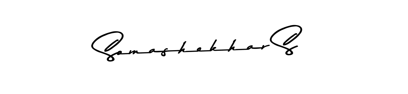 How to make Somashekhar S name signature. Use Asem Kandis PERSONAL USE style for creating short signs online. This is the latest handwritten sign. Somashekhar S signature style 9 images and pictures png