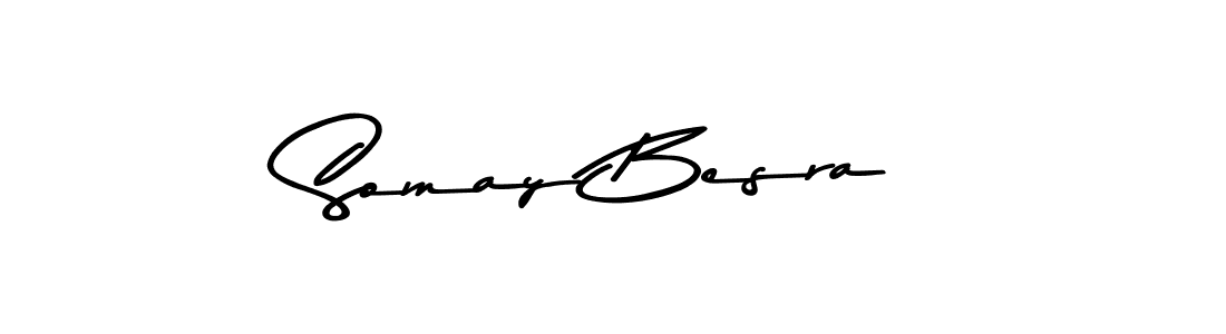 Use a signature maker to create a handwritten signature online. With this signature software, you can design (Asem Kandis PERSONAL USE) your own signature for name Somay Besra. Somay Besra signature style 9 images and pictures png