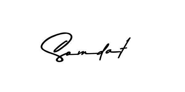 You should practise on your own different ways (Asem Kandis PERSONAL USE) to write your name (Somdat) in signature. don't let someone else do it for you. Somdat signature style 9 images and pictures png