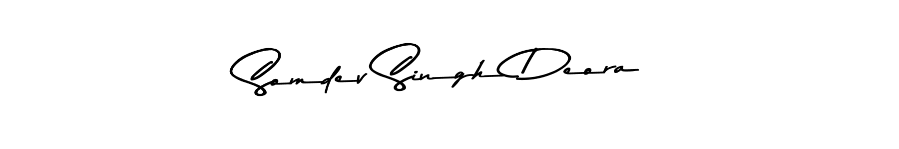 You should practise on your own different ways (Asem Kandis PERSONAL USE) to write your name (Somdev Singh Deora) in signature. don't let someone else do it for you. Somdev Singh Deora signature style 9 images and pictures png