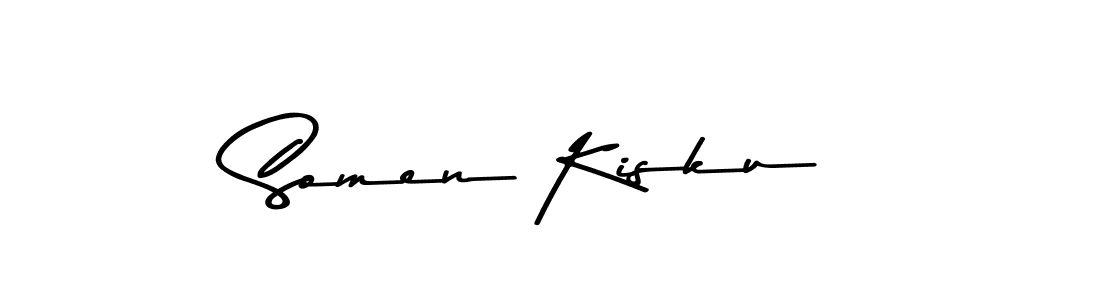 Design your own signature with our free online signature maker. With this signature software, you can create a handwritten (Asem Kandis PERSONAL USE) signature for name Somen Kisku. Somen Kisku signature style 9 images and pictures png