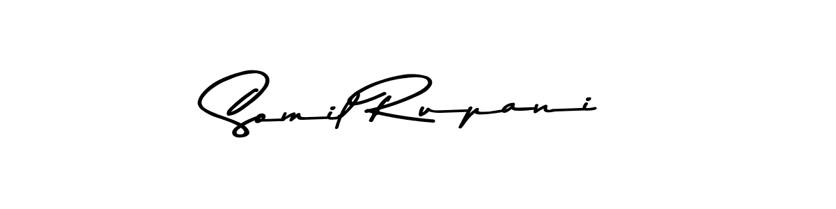 How to make Somil Rupani signature? Asem Kandis PERSONAL USE is a professional autograph style. Create handwritten signature for Somil Rupani name. Somil Rupani signature style 9 images and pictures png