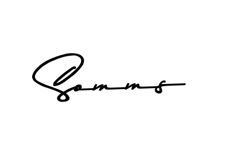 The best way (Asem Kandis PERSONAL USE) to make a short signature is to pick only two or three words in your name. The name Somms include a total of six letters. For converting this name. Somms signature style 9 images and pictures png