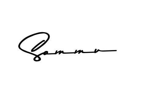 How to make Sommu signature? Asem Kandis PERSONAL USE is a professional autograph style. Create handwritten signature for Sommu name. Sommu signature style 9 images and pictures png