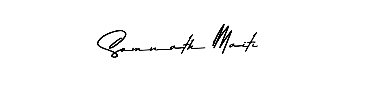 Design your own signature with our free online signature maker. With this signature software, you can create a handwritten (Asem Kandis PERSONAL USE) signature for name Somnath Maiti. Somnath Maiti signature style 9 images and pictures png