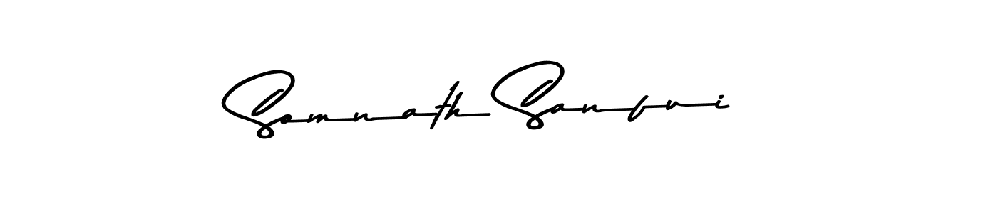 Make a beautiful signature design for name Somnath Sanfui. With this signature (Asem Kandis PERSONAL USE) style, you can create a handwritten signature for free. Somnath Sanfui signature style 9 images and pictures png