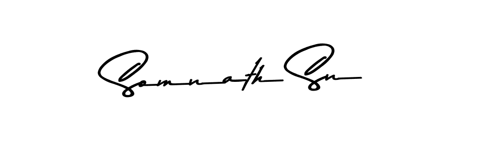 How to make Somnath Sn name signature. Use Asem Kandis PERSONAL USE style for creating short signs online. This is the latest handwritten sign. Somnath Sn signature style 9 images and pictures png