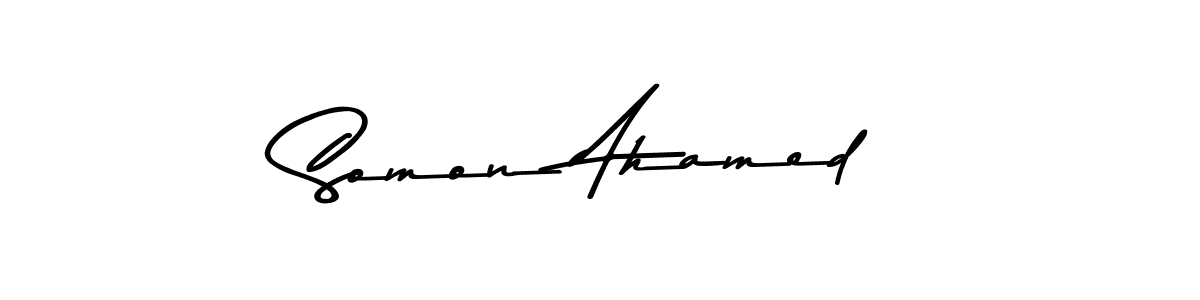Also we have Somon Ahamed name is the best signature style. Create professional handwritten signature collection using Asem Kandis PERSONAL USE autograph style. Somon Ahamed signature style 9 images and pictures png